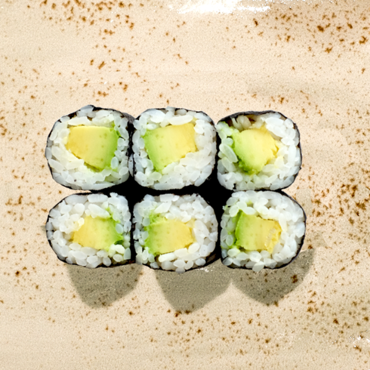 Avocado. Rolo de abacate. 6.5 EUR. Japanese, Sushi, Asian
