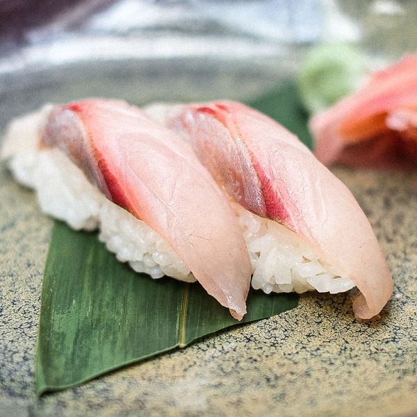 Sea Bass Nigiri. 7 EUR. Japanese, Sushi, Asian